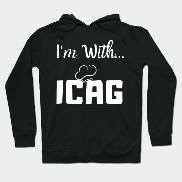 Im With ICAG , Iron Chef Alex Guarnaschelli Hoodie by Giftadism